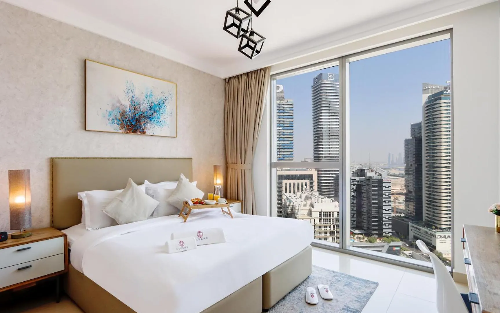 Livbnb - Bright 1Br Boulevard Point Dubaj Apartament